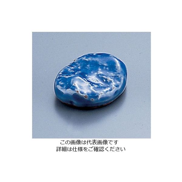 アズワン るり釉石焼 箸置 Yー303 62-6728-84 1個（直送品）