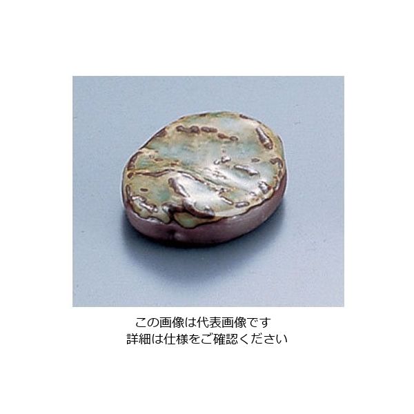 アズワン 灰釉石焼 箸置 Yー304 62-6728-85 1個（直送品）