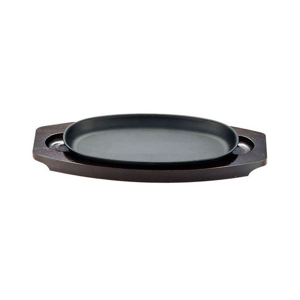 遠藤商事 SAステーキ皿 小判G型 62-6731-27 1個（直送品）