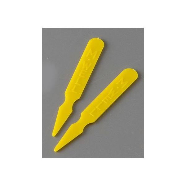 アズワン ステーキマーカー(1000本入) ミディアムウェル(イエロー) 62-6731-99 1ケース(1000本)（直送品）