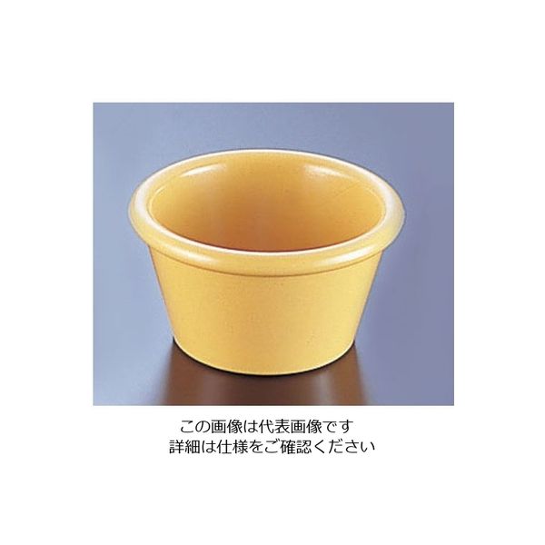 遠藤商事 ジェスナー メラミン ラメキン 0393 イエロー 62-6733-59 1個（直送品）