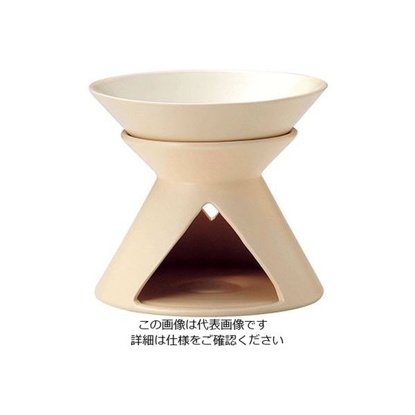 ミヤザキ食器 ルーチェ バーニャカウダポット バニラ LU0108 1個 62-6736-07（直送品）
