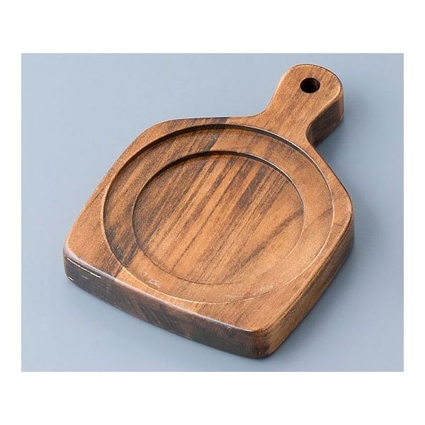 アズワン 南部鉄器 ハットパン用木台 スクエア S 62-6734-66 1個（直送品）