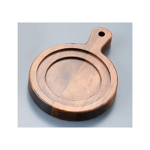 アズワン 南部鉄器 ハットパン用木台 ラウンド 62-6734-69 1個（直送品）