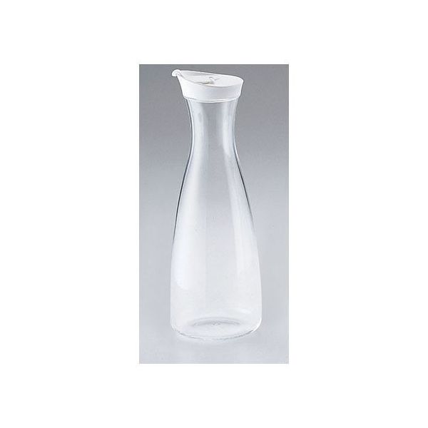 遠藤商事 アクリル ジュース&ウォーターボトル KYー339ーW ホワイト 62-6748-14 1個（直送品）