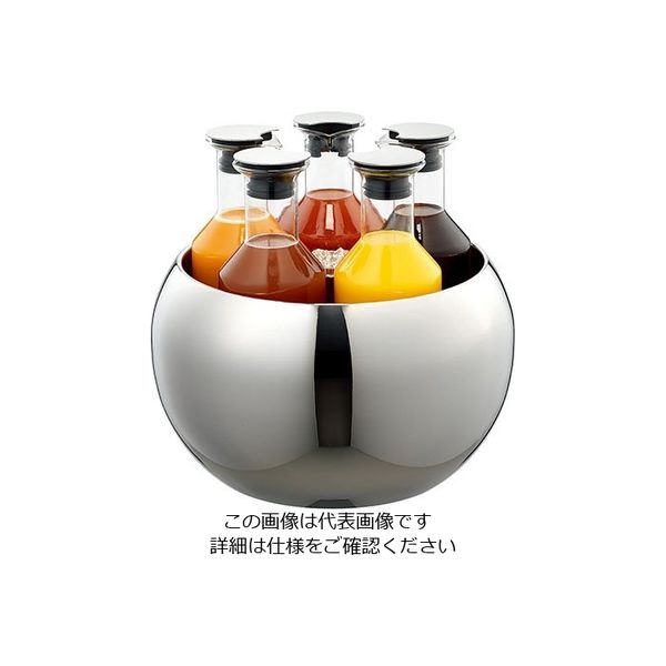 Contacto Bander フレリック ガラスエレガンスカラフェ (5本セット)ESCー060E 62-6748-31 1セット（直送品）