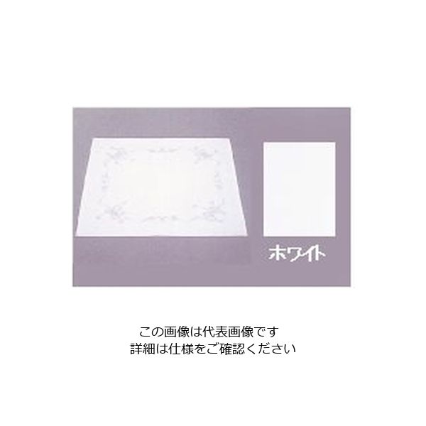 遠藤商事 ナフキン キャロル ホワイト KS-4023 1枚 62-6760-49（直送品）