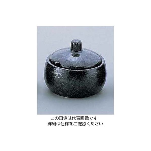 アズワン 瀬戸黒(玉形)辛子入 ミニ Yー005 62-6754-09 1個（直送品）