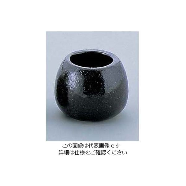 アズワン 瀬戸黒(玉形)楊枝入 ミニ Yー006 62-6754-10 1個（直送品）