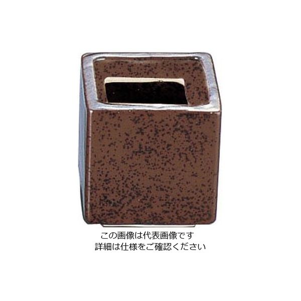 エムズジャパン 柿釉 スタック楊枝入 T03ー06 62-6754-28 1個（直送品）