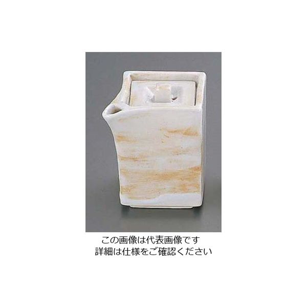 エムズジャパン 白刷毛 スタック醤油差し・大 T03ー25 62-6754-41 1個（直送品）