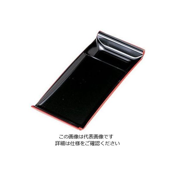 若泉漆器 のり皿 黒天朱 1ー767ー1 62-6755-37 1個（直送品）