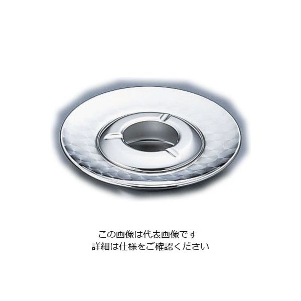 玉虎堂製作所 18ー8デラックス ラセン灰皿 62-6761-65 1個（直送品）