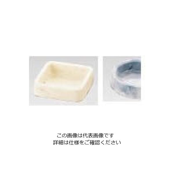 エンテック マーブル灰皿 正角 〈ブルー〉 62-6761-84 1個（直送品）