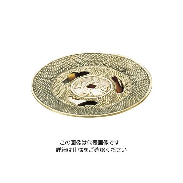遠藤商事 中国製 砲金灰皿 蓋付丸 62-6762-07 1個（直送品）