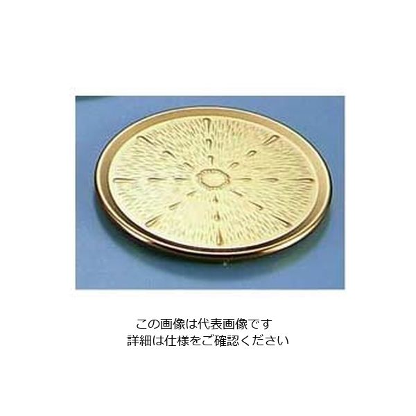 遠藤商事 ゴム付コースター 真鍮 62-6766-75 1枚（直送品）