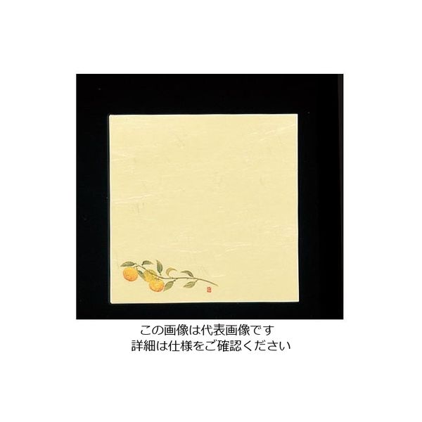 アーテック 5寸懐紙 四季の花(100枚入) ゆず S5-14 1ケース(100枚) 62-6781-90（直送品）