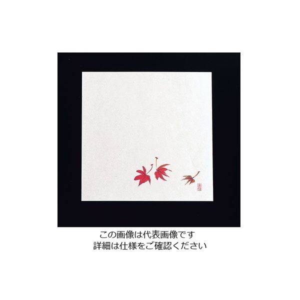マイン 耐油懐敷18角(100枚入) もみじ M30ー227 62-6782-97 1ケース(100枚)（直送品）
