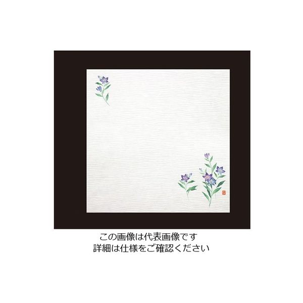 アーテック 耐油しぼり懐敷 4寸(100枚入) ききょう TA-E12 1ケース(100枚) 62-6783-37（直送品）