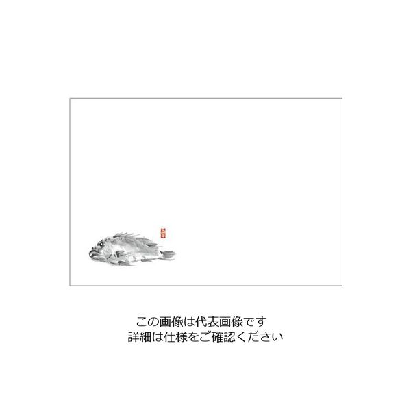 カミイソ産商 尺3 テーブルマット(100枚入) めばる No.104 1ケース(100枚) 62-6784-81（直送品）