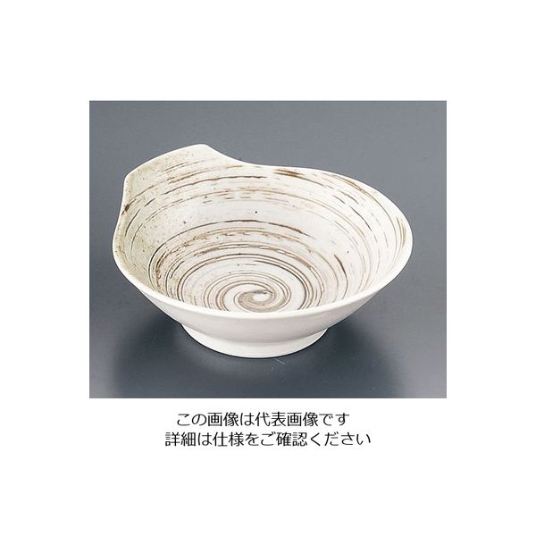 エムズジャパン 織部サビ刷毛呑水 T02ー21 62-6789-14 1個（直送品）