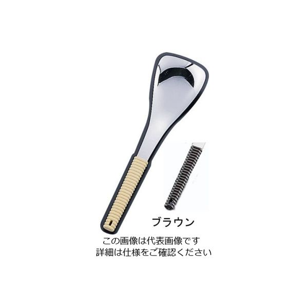 ワダコーポレーション 18ー8味道楽 取り分けスプーン 穴無 ブラウン 62-6790-28 1本（直送品）