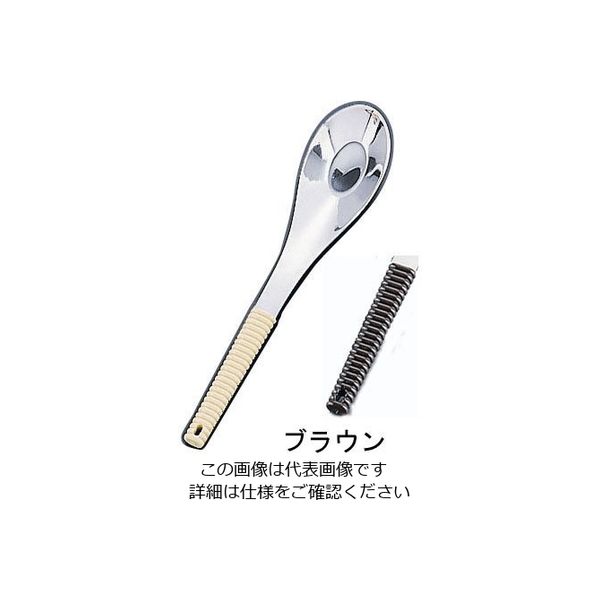 ワダコーポレーション 18ー8味道楽 中華レンゲスプーン ミニ ブラウン 62-6790-44 1本（直送品）