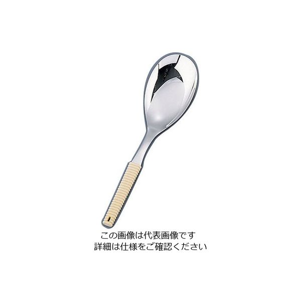 ワダコーポレーション 18ー8味道楽 お助けスプーン 大 アイボリー 62-6790-49 1本（直送品）