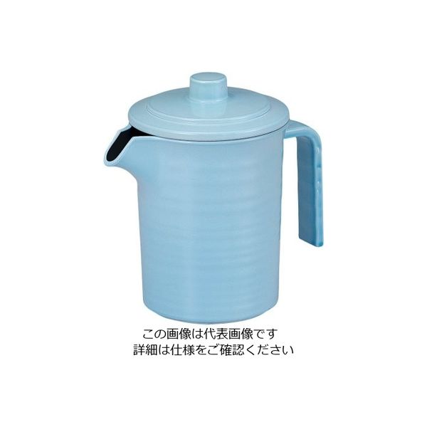 若泉漆器 汁次(樹脂製)青磁 中 Hー37ー96 62-6790-76 1個（直送品）
