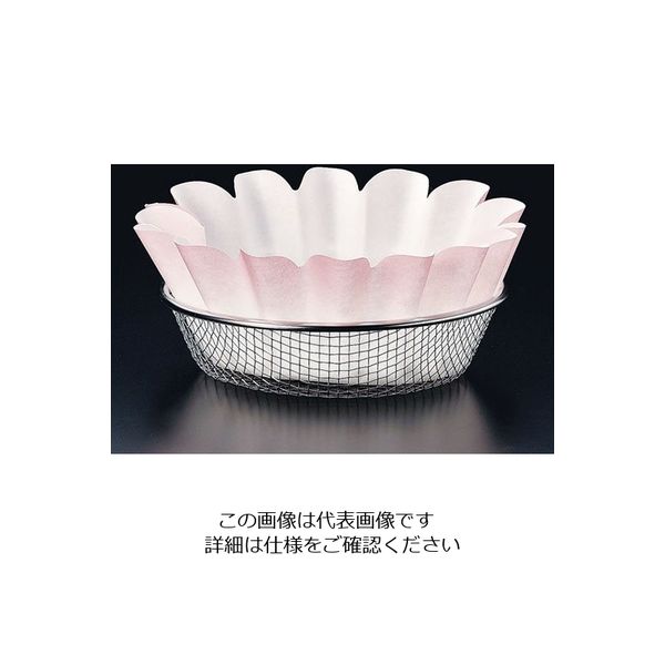 マイン 紙すき鍋 奉書 花(300枚入) 桃 M33-258 1ケース(300枚) 62-6791-94（直送品）