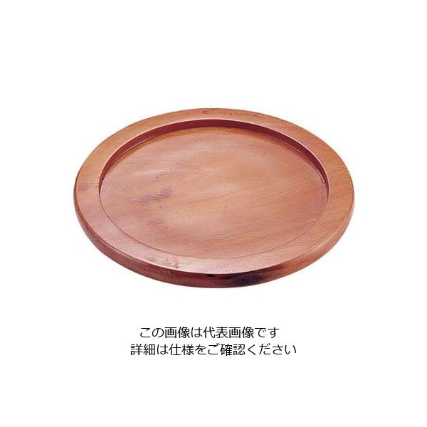 タカハシ産業 丸型プレート補強リング付 専用木台 30cm用 62-6795-78 1個（直送品）