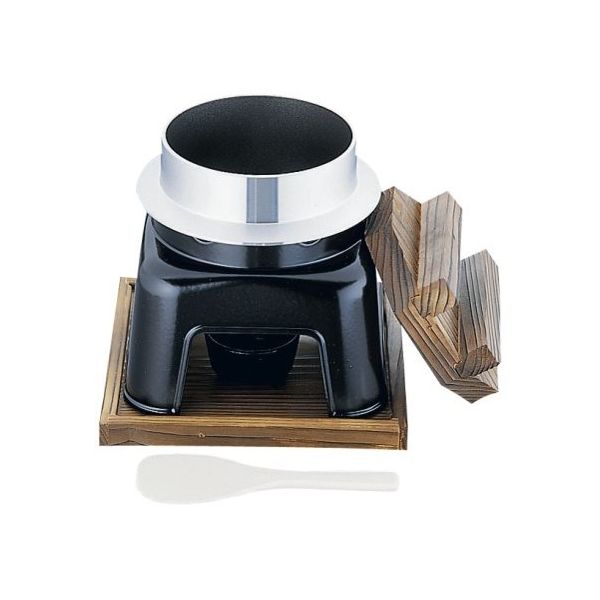 遠藤商事 SAてん火フッ素加工釜めしセット (1合炊) 62-6796-99 1セット（直送品）