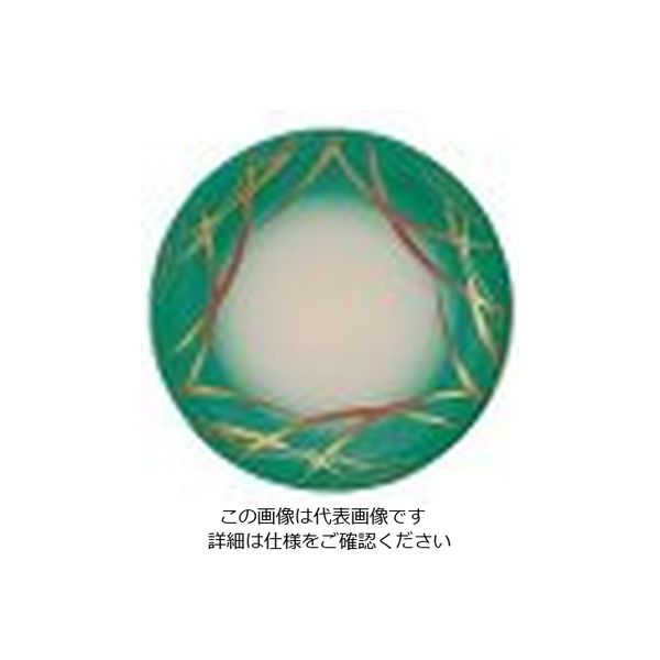 若泉漆器 寿司皿 グリーンつゆ草 1ー504ー5 62-6797-76 1枚（直送品）