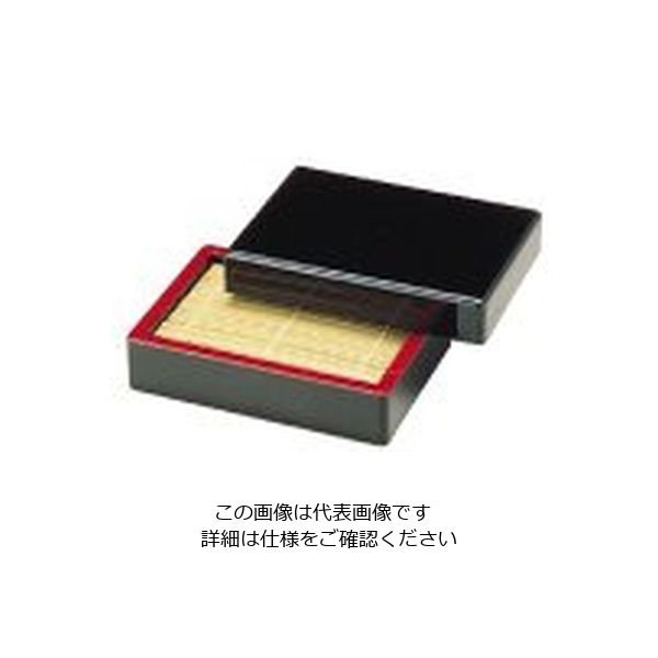 若泉漆器 D.X盛そばセイロ 黒天朱 1ー533ー4 竹ス 62-6799-61 1個（直送品）