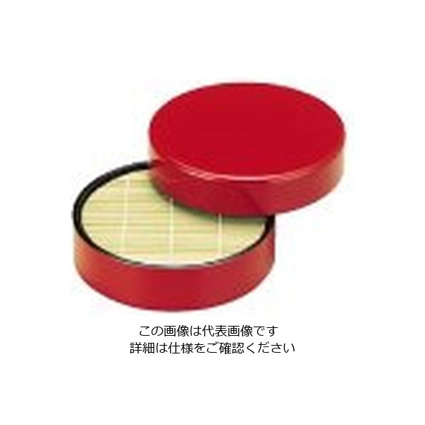 若泉漆器 D.X丸ザルそばセイロ 朱天黒 1ー536ー5 本体 62-6799-74 1個（直送品）