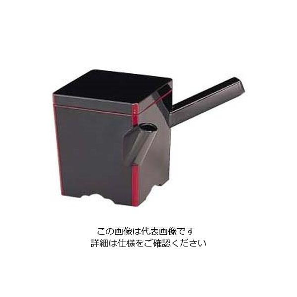 若泉漆器 角ゆとう 黒渕朱 1ー556ー11 小 62-6799-96 1個（直送品）