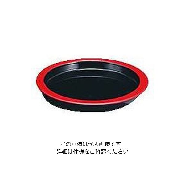 若泉漆器 ヤクミ皿 黒天朱 1ー559ー16 62-6800-19 1個（直送品）