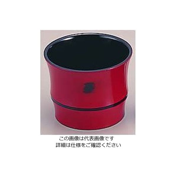 若泉漆器 竹型つゆ入れ 根来 1ー559ー1 62-6800-21 1個（直送品）