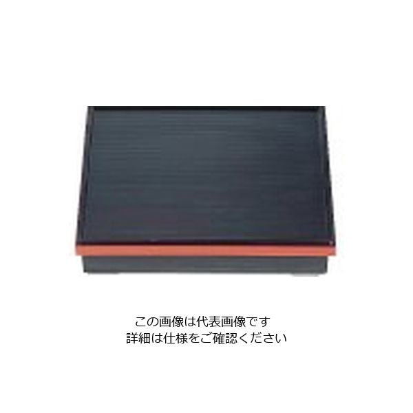 若泉漆器 長手松花堂 黒渕朱 （仕切別）62-6802