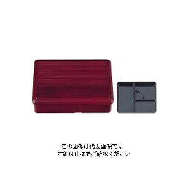 若泉漆器 8寸長手固定弁当 溜 (固定仕切)1ー410ー1 62-6802-86 1個（直送品）