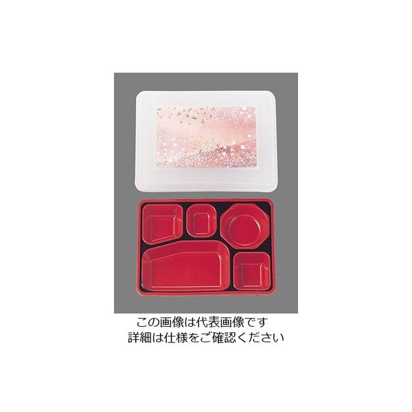 遠藤商事 ダイナミック副食 FWー1000 (黒内赤/透明花吹雪ピンク) 62-6803-12 1個（直送品）