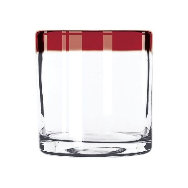 Libbey リビー アルバ ロック(6ヶ入) レッド 92302R 1ケース(6個) 62-6809-05（直送品）
