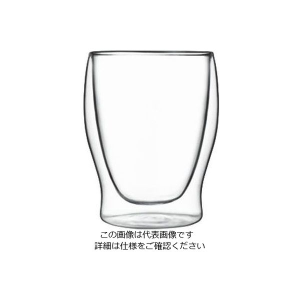 Bormioli Luigi ダブルウォールドリンクデザイン(2ヶ入) タンブラー 8878/04 1ケース(2個) 62-6809-74（直送品）