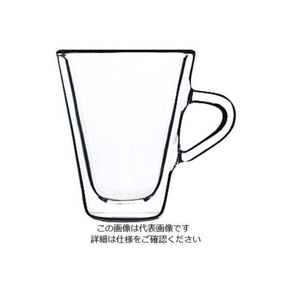 Bormioli Luigi ダブルウォールドリンクデザイン(2ヶ入) エスプレッソ 10353/01 1ケース(2個)（直送品）