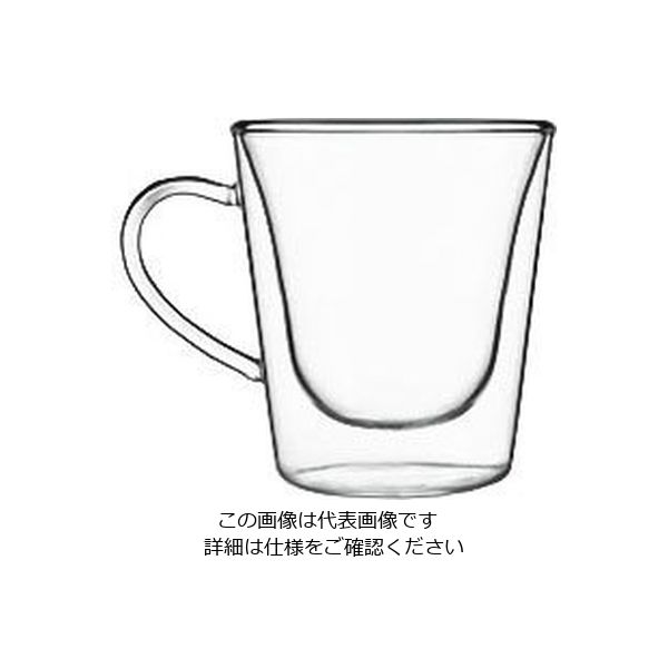 Bormioli Luigi ダブルウォールドリンクデザイン(2ヶ入) エスプレッソマグ 8881/04 1ケース(2個)（直送品）