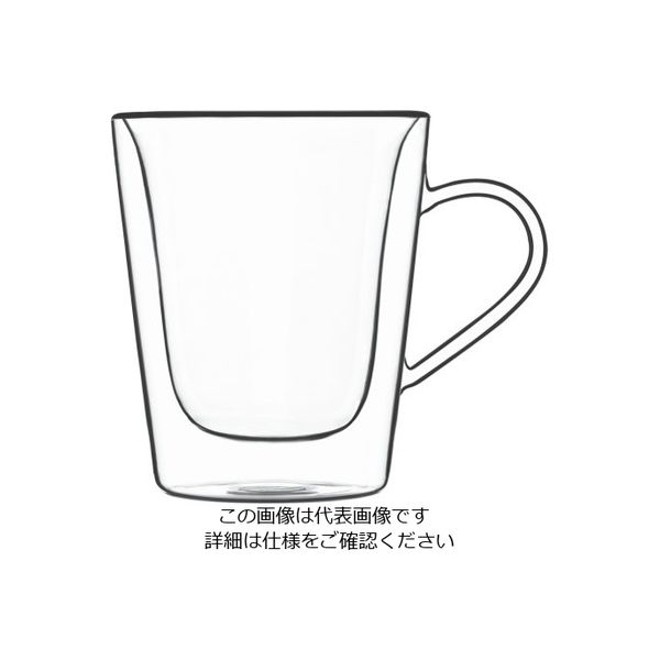 Bormioli Luigi ダブルウォールドリンクデザイン(2ヶ入) コーヒーTマグ 11212/01 1ケース(2個)（直送品）