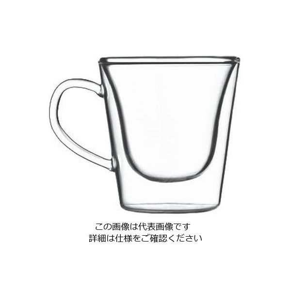 Bormioli Luigi ダブルウォールドリンクデザイン(2ヶ入) コーヒー/Tマグ 8880/05 1ケース(2個)（直送品）