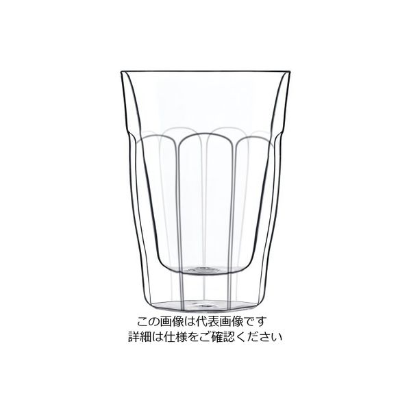 Bormioli Luigi ダブルウォールドリンクデザイン(2ヶ入) ビバレッジ 11909/01 1ケース(2個) 62-6809-83（直送品）