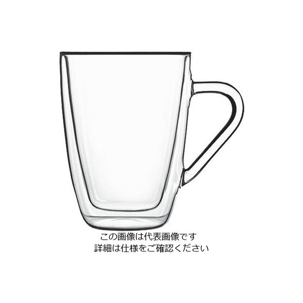 Bormioli Luigi ダブルウォールドリンクデザイン(2ヶ入) マグ320 10356/01 1ケース(2個) 62-6809-87（直送品）