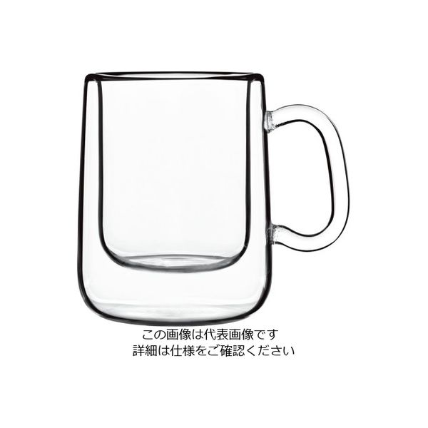 Bormioli Luigi シングルオリジンコーヒーカップ(2ヶ入) コロンビア 10664/01 1ケース(2個) 62-6809-95（直送品）